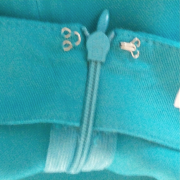 XXL NWT SHOEDAZZLE Aqua Green Faux Wrap Skirt - Picture 7 of 15